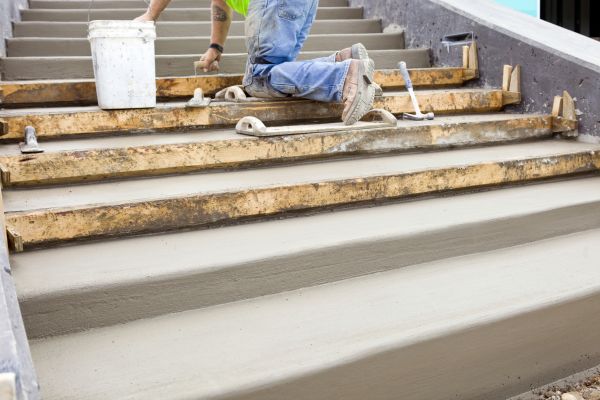 Concrete Steps Pouring in La Porte