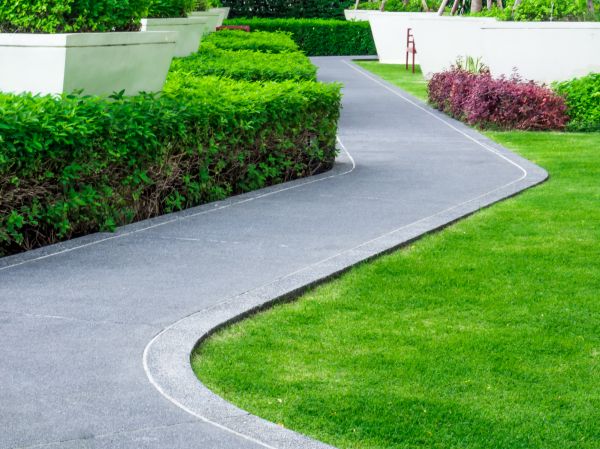 Walkway Curb Installation in La Porte