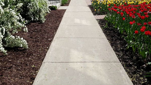 Cement Sidewalk Installation in La Porte