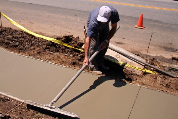 Sidewalk Pouring in La Porte