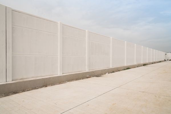 Concrete Fence Construction in La Porte