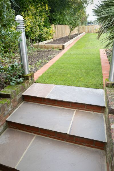 Backyard Steps Installation in La Porte