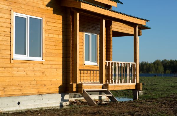 Cabin Footing Construction in La Porte