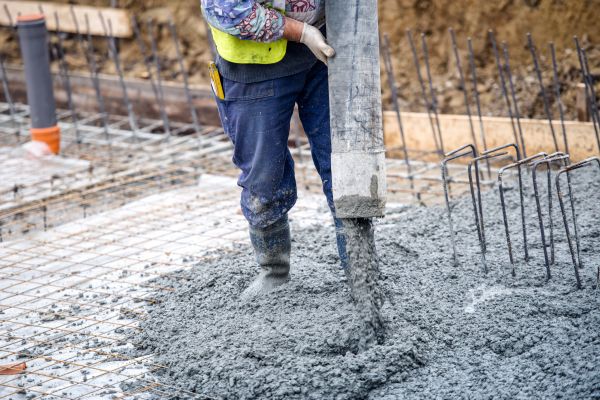 Cabin Foundation Pouring in La Porte