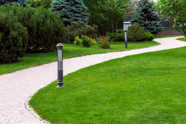 Backyard Sidewalk Installation in La Porte