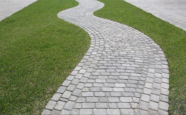 Yard Walkway Construction in La Porte